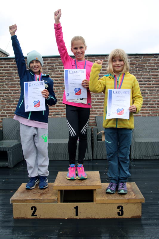 Siegerinnen Mädchenlauf